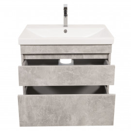 Тумба Винтаж консольная 80 см с умывальником Elite (Бетон)