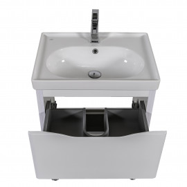 Тумба Венеция напольная 60 см Белая  с умывальником Arya