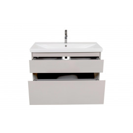 Тумба Элит консольная 100 см с умывальником Элит (Мокко)