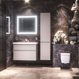 Тумба Элит консольная 100 см с умывальником Элит (Мокко)