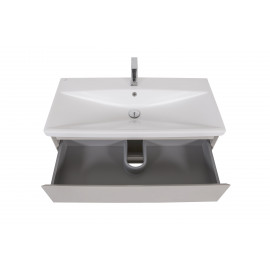 Тумба Элит напольная 100 см с умывальником Элит (Мокко)