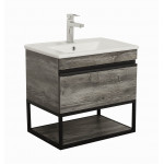 Тумба Лофт Айрон дуб морас 65 см с умывальником Arte консольная