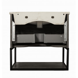 Тумба Лофт Айрон дуб морас 65 см с умывальником Arte консольная