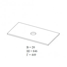 Тумба Лофт Айрон Севилья 85 см со столешницей консольная