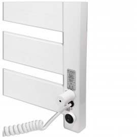 Электрический полотенцесушитель Laris Зебра Гефест Премиум ЧК10 500 х 1200 Э (подкл. слева)