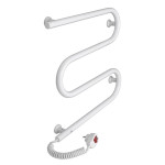 Электрический полотенцесушитель Laris Зебра Змеевик 25 ЧК3 500 х 500 Э (подкл. слева)