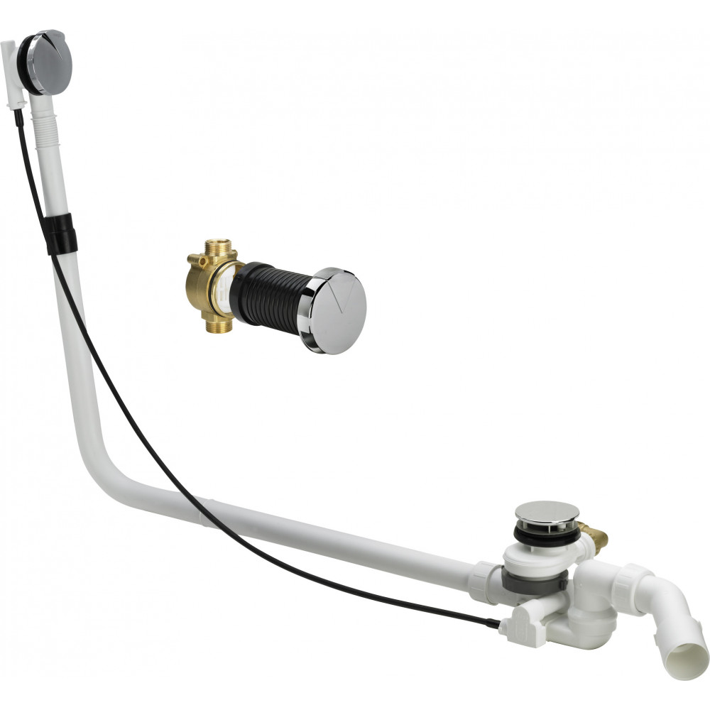 Сифон Multiplex Trio F M5 подача воды через нижний узел слива, 1070мм (675479)