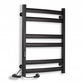 Электрический полотенцесушитель Laris Зебра Атлант ЧКЧ6 500 х 700 Э (подкл. слева) R3