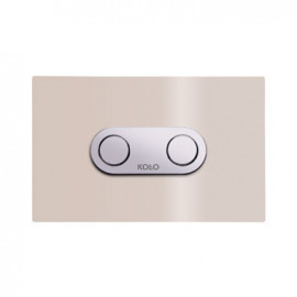 CAMELEON спускная кнопка со спускным устройством, бежевое стекло