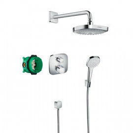 SHOWERSET Croma Select E/Ecostat E душевой набор: верхний, ручной душ, ibox, термостат