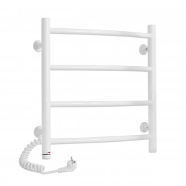 Электрический полотенцесушитель Laris Зебра Классик ЧК4 500 х 500 Э (подкл. слева)