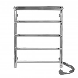 Электрический полотенцесушитель Laris Стандарт П5 500 х 660 с полкой Э (подкл. справа)