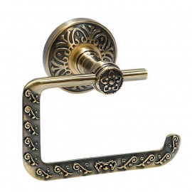 Держатель для туалетной бумаги Милано бронза (открытый)  9606