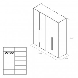 Шкаф Кристал