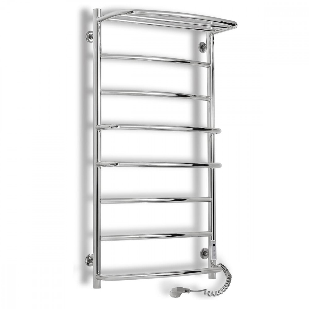 Электрический полотенцесушитель Laris Еврофлеш П8 500 х 1000 с полкой Э (подкл. справа) S