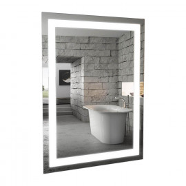 Зеркало Альфа 60 см с LED подсветкой