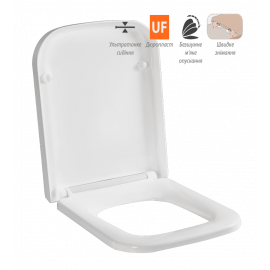 Унитаз подвесной Noura 018200, сиденье Slim Soft-Close