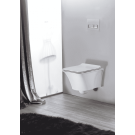 Унитаз подвесной Ibiza 018900, сиденье Slim Soft-Close