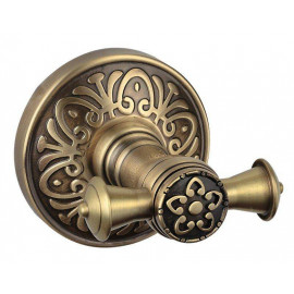 Крючок Милано бронза двойной 9625