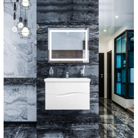 Зеркало Альфа 100 см с LED подсветкой