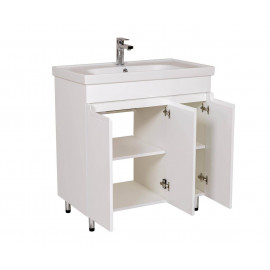 Тумба Омега напольная 80 см с умывальником Frame