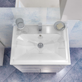 Тумба Омега напольная 80 см с умывальником Frame