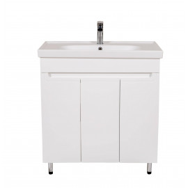 Тумба Омега напольная 80 см с умывальником Frame