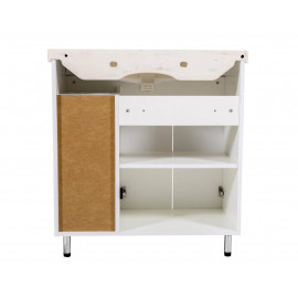 Тумба Омега напольная 80 см с умывальником Frame