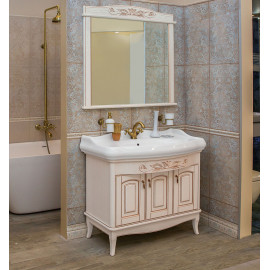 Зеркало Микела 100 см ваниль