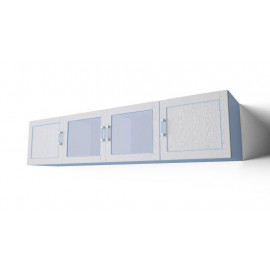 Полка Вояж Консольная со стеклом для Мальчика 207 см