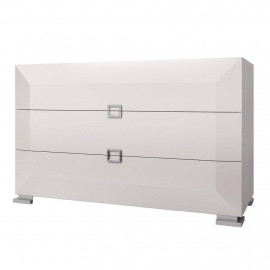 Комод Карат White 130 см White Gloss