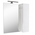 Зеркало Родорс 70 см с пеналом справа и подсветкой