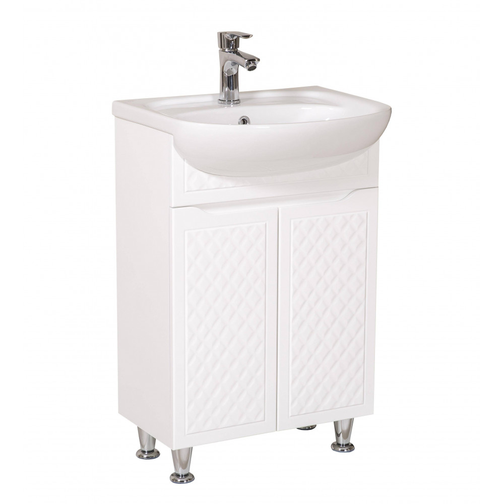 Тумба Родорс напольная 55 см с умывальником