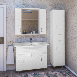 Пенал Ассоль напольный 40 см без корзины для белья