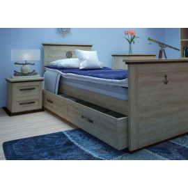 Тумба Прикроватная Шкипер на 2 ящика