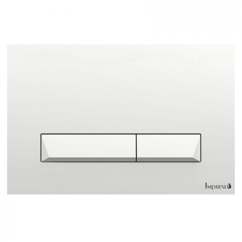 IMPRESE PAN, клавиша смыва, белая, пластик