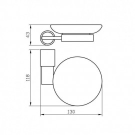 Мыльница Маттео 8822