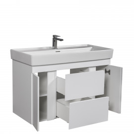 Тумба Капри 100 см консольная с умывальником Sharp