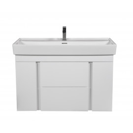 Тумба Капри 100 см консольная с умывальником Sharp