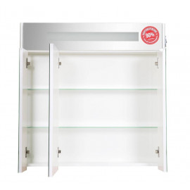 Зеркальный шкаф Париж 80 см с подсветкой