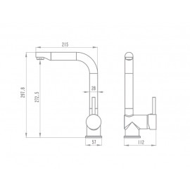 Смеситель для кухни Imperium 93205