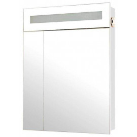 Зеркальный шкаф Ника 60 см с подсветкой