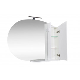 Зеркало Глория 105 см правое (с подсветкой)*