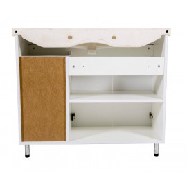 Тумба Омега напольная 100 см с умывальником Frame