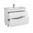 Тумба Альфа напольная 100 см белая с умывальником Frame