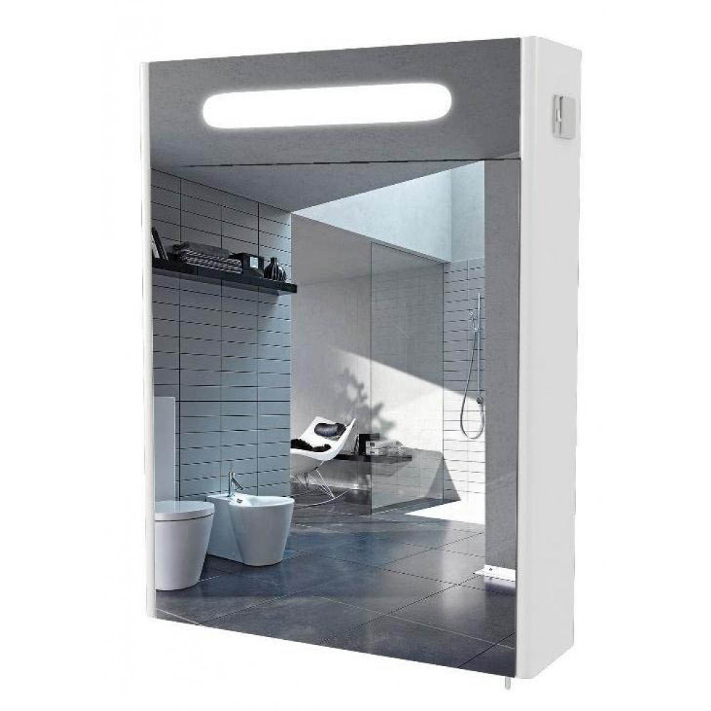 Зеркальный шкаф Париж 65 см с подсветкой