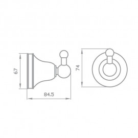 Крючок Виктория 7415