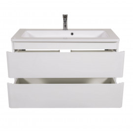 Тумба Акцент консольная 100 см с Умывальником Альфа