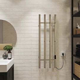 Полотенцесушитель электрический Split П4 300х1200 Э правое подключение DEFFI SP 120.30.4 ER