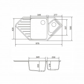 Гранитные мойки Ibiza